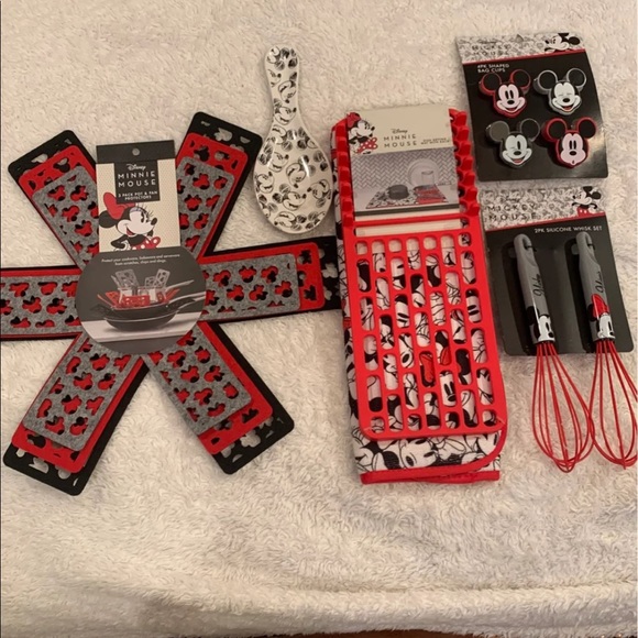Disney Minnie Mickey Mouse Kitchen 5 pc bulk set